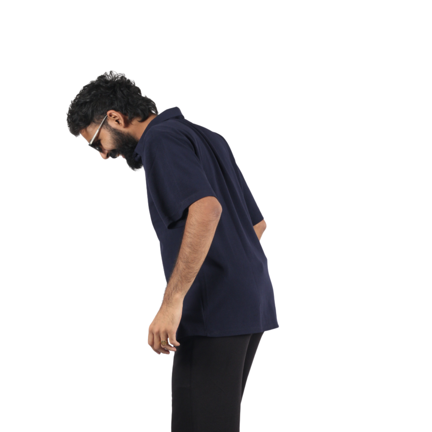 Valazure – Textured Blue Men Shirt