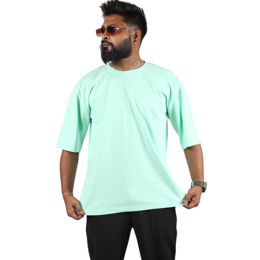 Deep Sea Drop Shoulder Relaxed Men T-Shirt