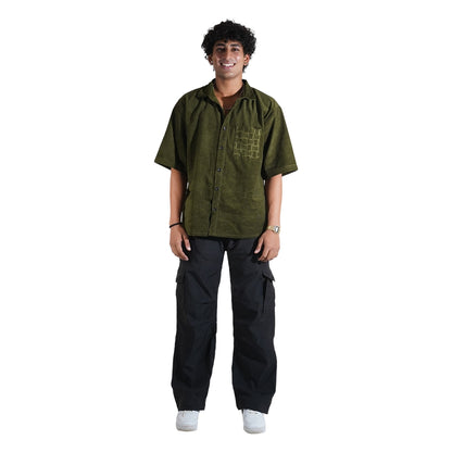 Hypebeast Green Men Shirt