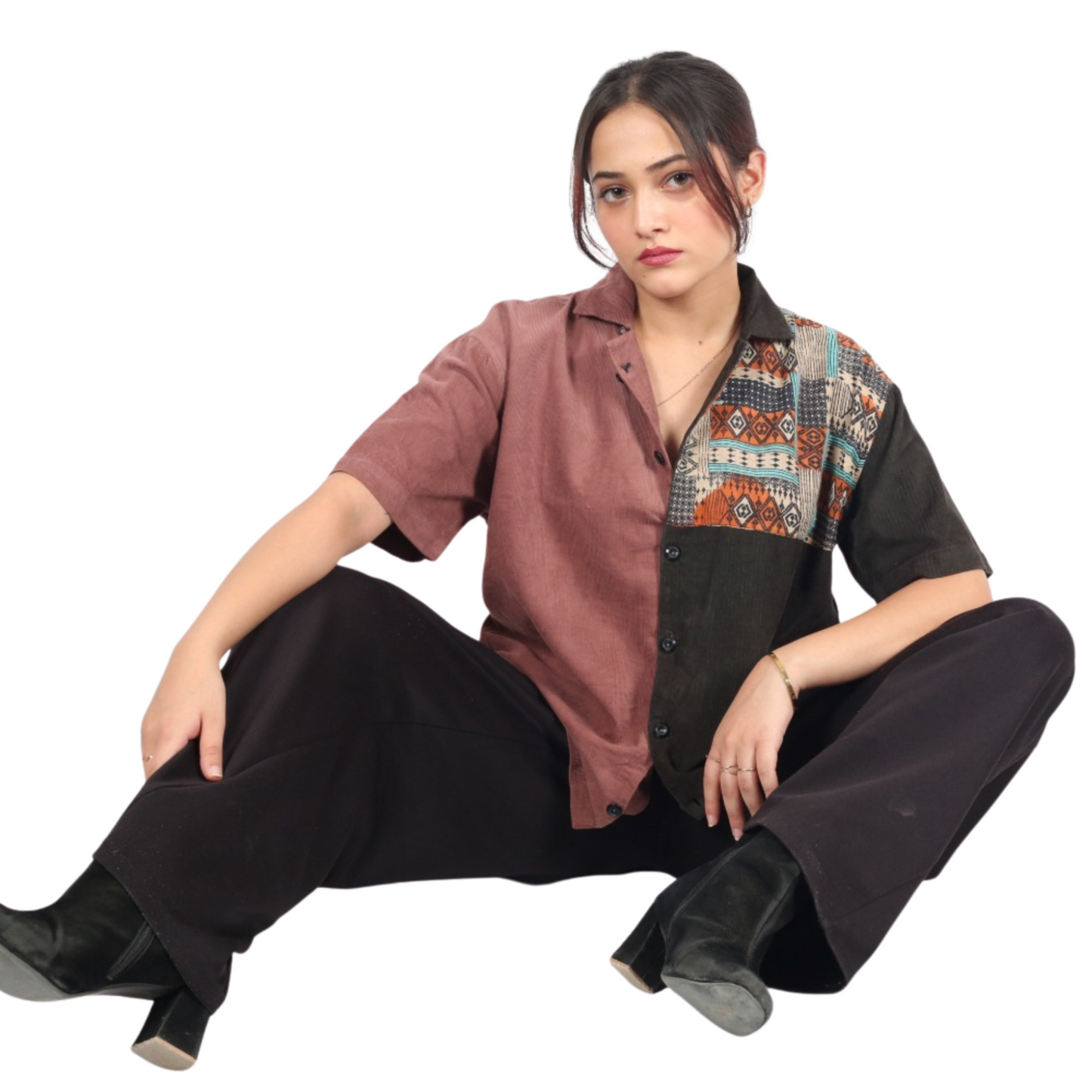 Spunk Style Maroon Women's Shirt