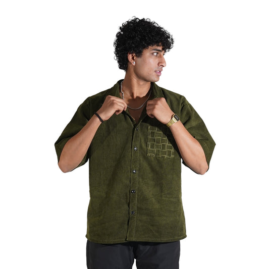 Hypebeast Green Men Shirt