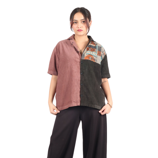 Spunk Style Maroon Women's Shirt