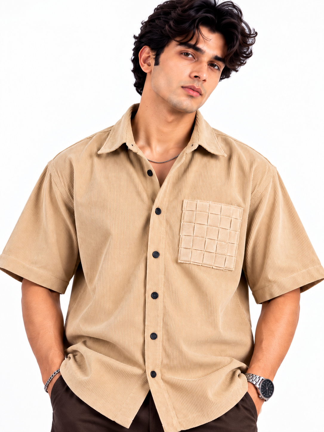 EarthTone Corduroy Men Shirts
