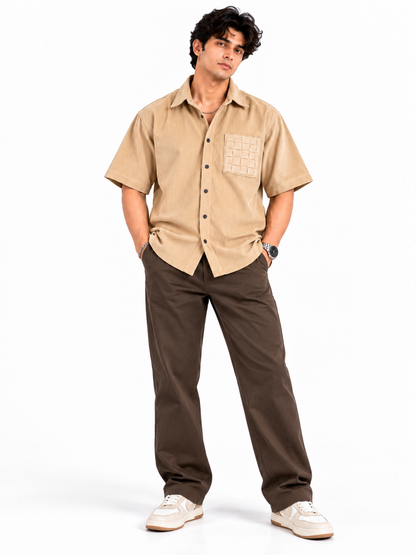 EarthTone Corduroy Men Shirts