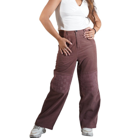 Hypebeast Maroon Women's Pant