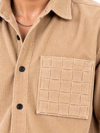 EarthTone Corduroy Men Shirts
